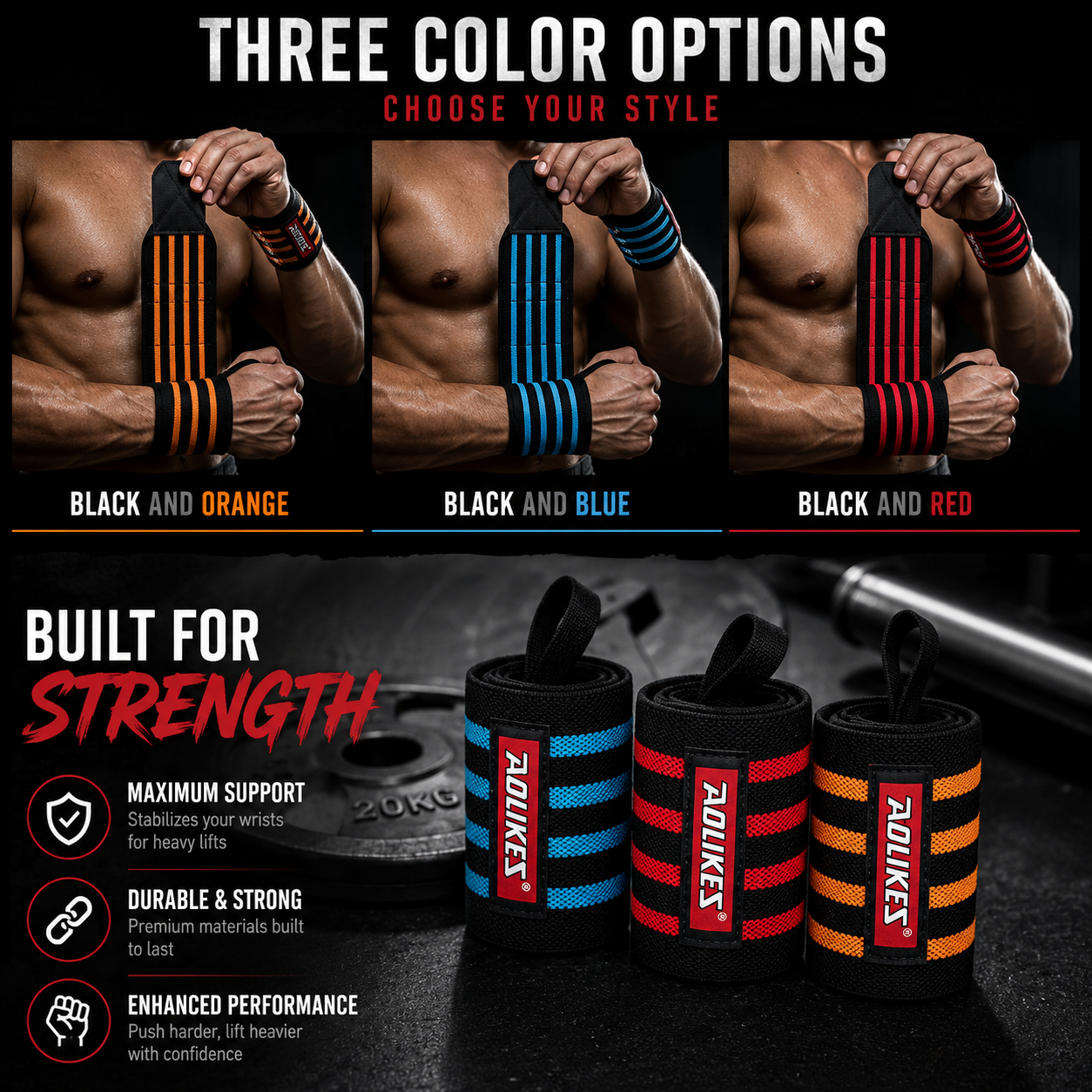 Power Wrist Wraps